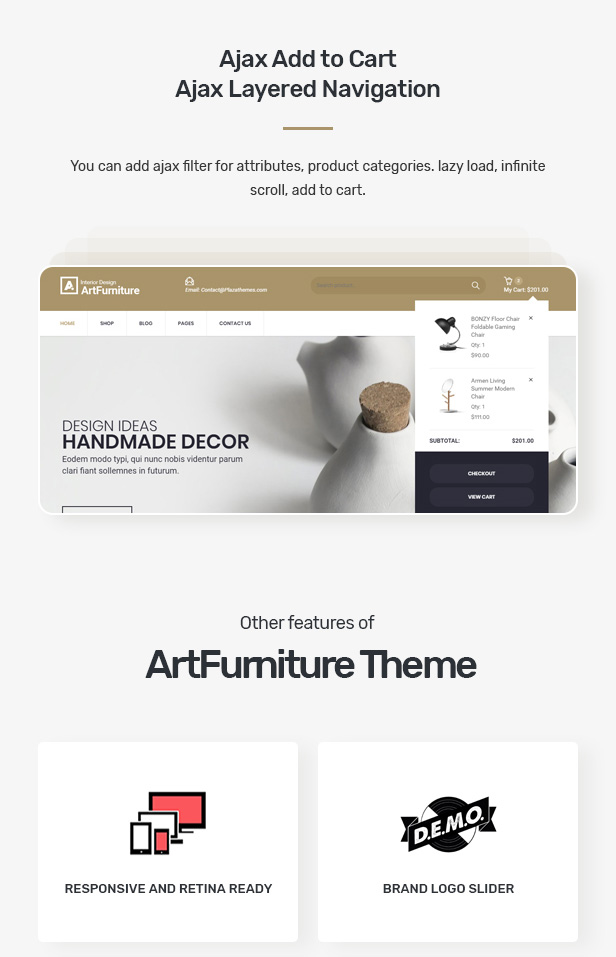 Artfurniture – Furniture Theme for WooCommerce WordPress