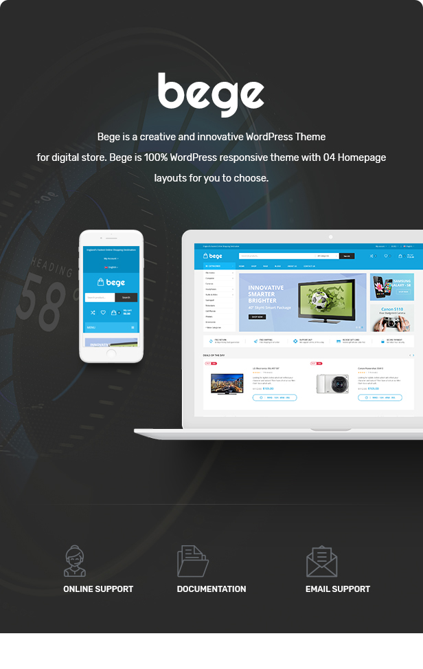 Bege – Responsive WooCommerce WordPress Theme