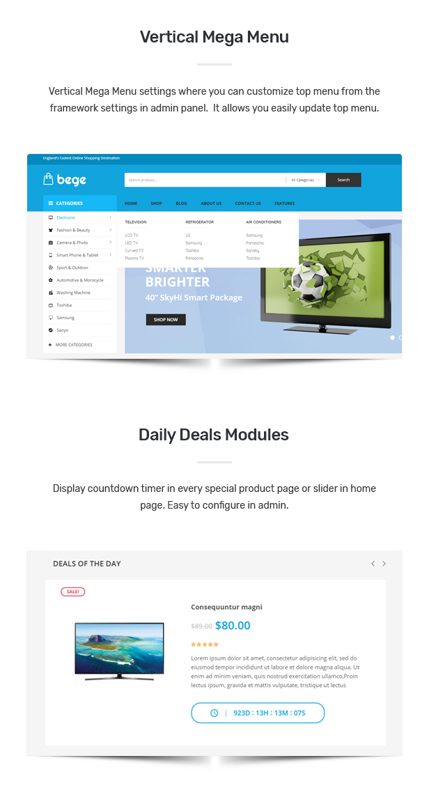 Bege – Responsive WooCommerce WordPress Theme