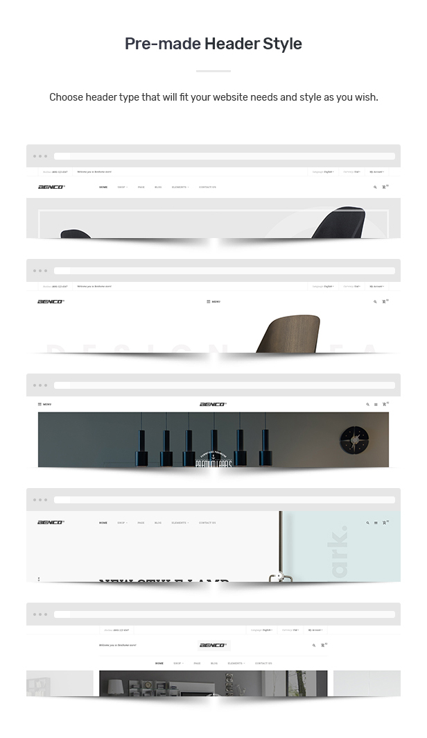 Benco – Responsive Furniture WooCommerce WordPress Theme