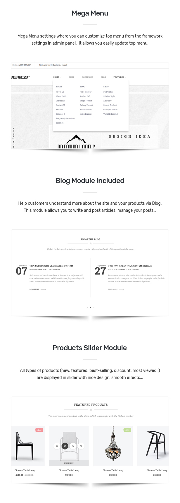 Benco – Responsive Furniture WooCommerce WordPress Theme